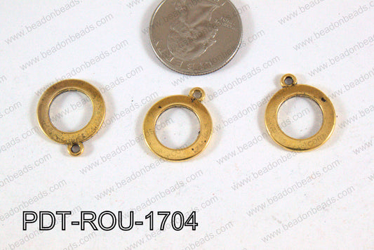 Pendant Gold 17mm PDT-ROU-1704