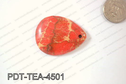 Variscite Pendant Teardrop 35x45mm PDT-TEA-4501
