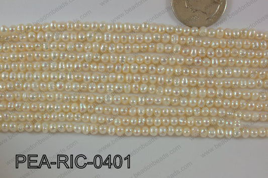 Freshwater Pearl Rice 4mm PEA-RIC-0401