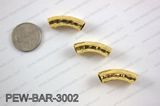 Metal bar gold 8x30mm PEW-BAR-3002