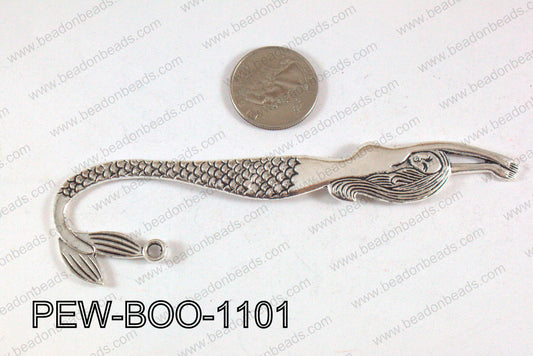 Pewter Bookmark Silver 110x16mm PEW-BOO-1101
