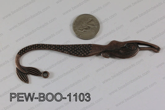 Pewter Bookmark Copper 110x16mm PEW-BOO-1103