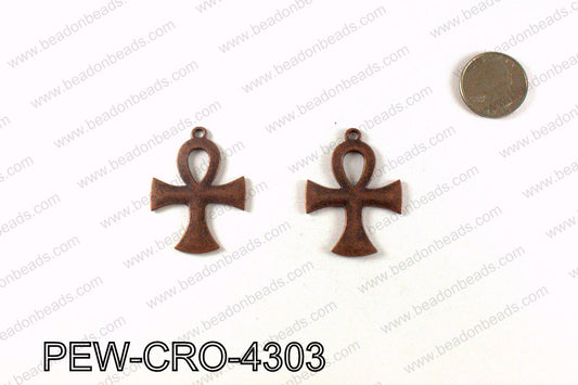 ANKH cross pendant 43x33mm, Copper PEW-CRO-4303