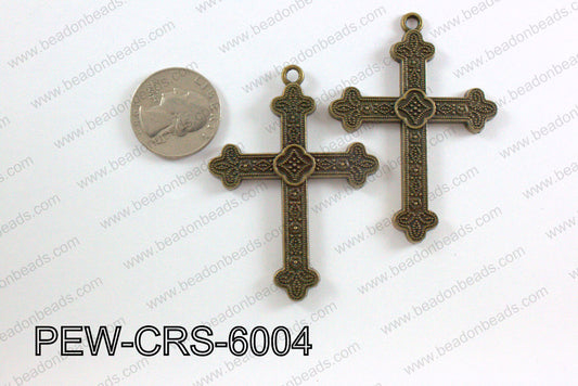 Pewter Cross bronze 45mm x 60mm PEW-CRS-6004