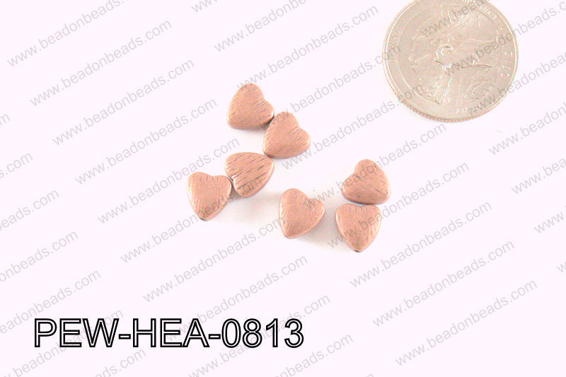 Heart Spacer Copper 8mm PEW-HEA-0813