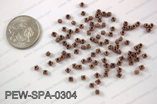 Pewter spacer 3mm, copper PEW-SPA-0304