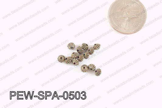 Pewter Spacer Bronze 5mm PEW-SPA-0503