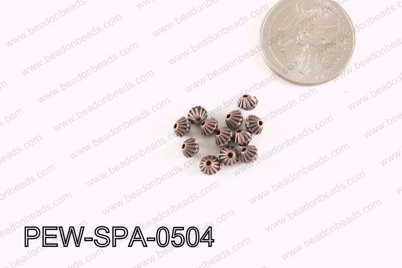 Pewter Spacer Copper 5mm PEW-SPA-0504