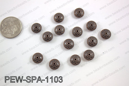 Pewter spacer 11mm, copper PEW-SPA-1103