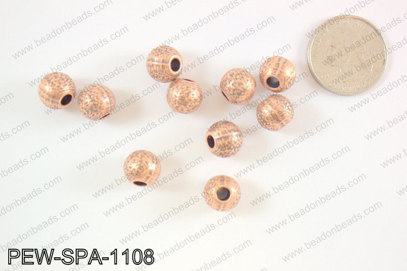 Round spacers 10mm, copper PEW-SPA-1108