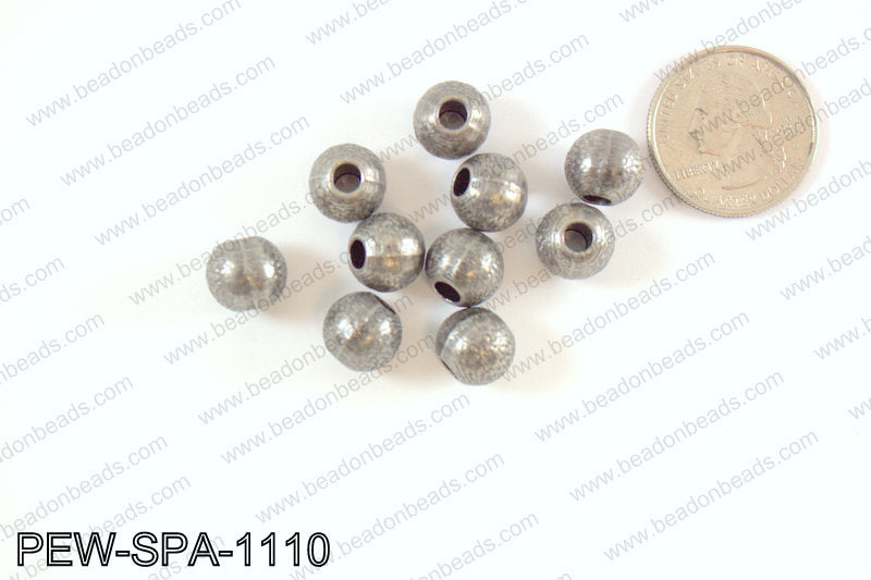 Round spacers 10mm, gunmetal PEW-SPA-1110
