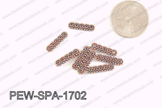 Pewter Hole Spacer Copper 17x5mm PEW-SPA-1702