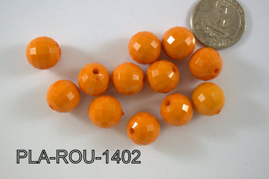 Plastic Bead Round 14mm PLA-ROU-1402