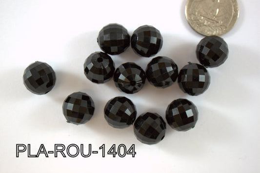 Plastic Bead Round 14mm PLA-ROU-1404