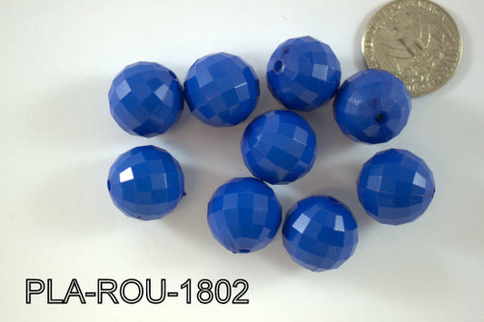 Plastic Bead Round 18mm PLA-ROU-1802
