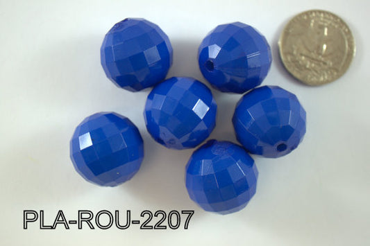 Plastic Bead Round 22mm PLA-ROU-2207