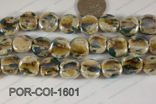 Porcelain Round 16mm POR-COI-1601