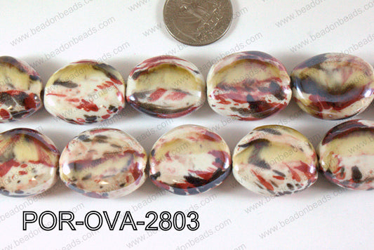 Porcelain Oval 28mm POR-OVA-2803