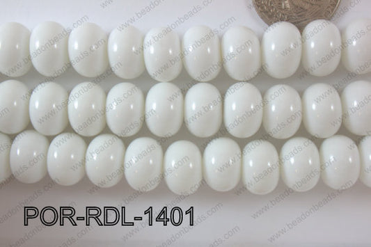 Porcelain Rondel 14mm POR-RDL-1401