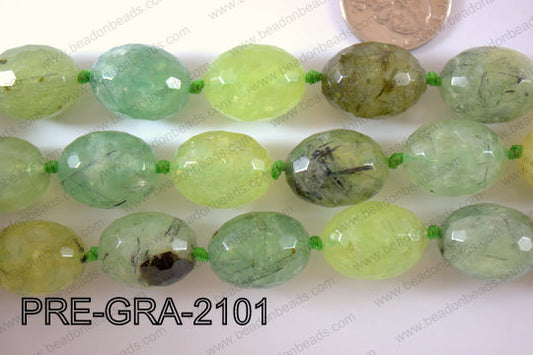 Prehnite Grape Faceted 21x17mm PRE-GRA-2101