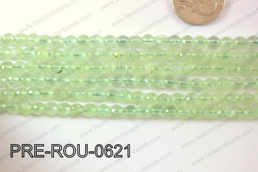Prehnite Round Faceted 6mm PRE-ROU-0621