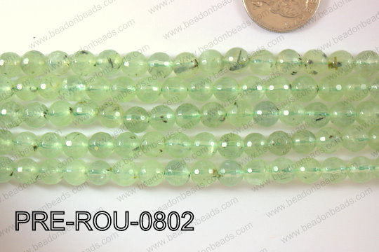 Prehnite Round Faceted 8mm PRE-ROU-0802