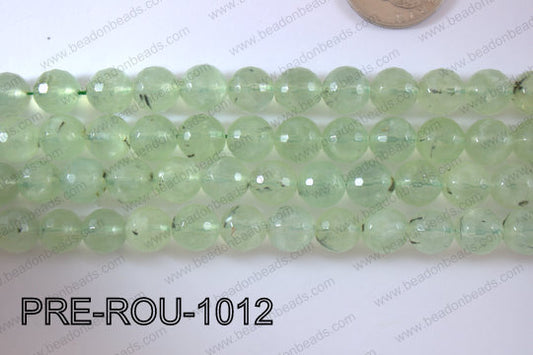 Prehnite Round Faceted 10mm PRE-ROU-1012