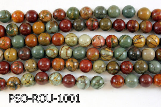 Picasso Jasper Round 10mm 16" PSO-ROU-1001