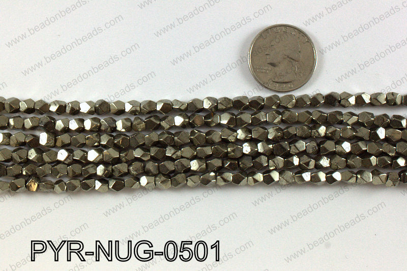 Pyrite nugget 5x5mm PYR-NUG-0501
