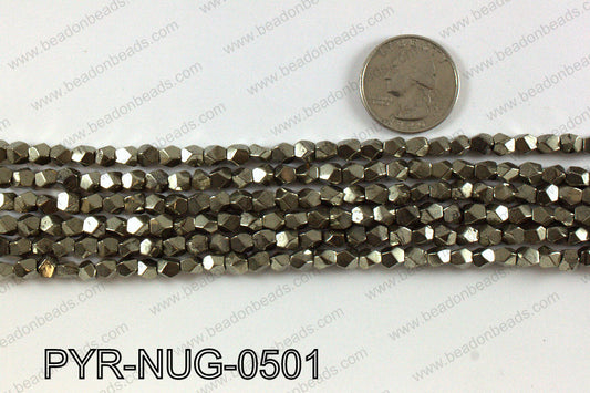 Pyrite nugget 5x5mm PYR-NUG-0501