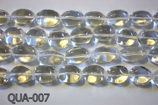 Natural Quartz Nugget 16x24mm Grade A QUA-007