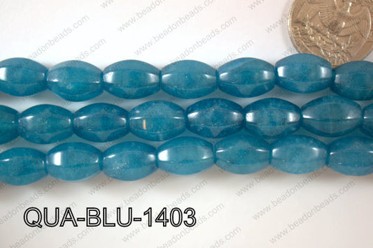 Blue Quartz Grape Faceted 10x14mm QUA-BLU-1403
