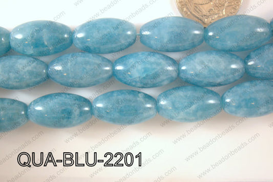 Blue Quartz Seed 13x22mm QUA-BLU-2201