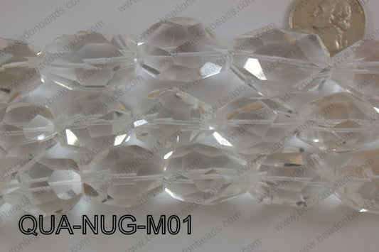 Quartz Nugget 15x25mm QUA-NUG-M01