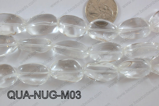 Quartz Nugget 15x22mm QUA-NUG-M03