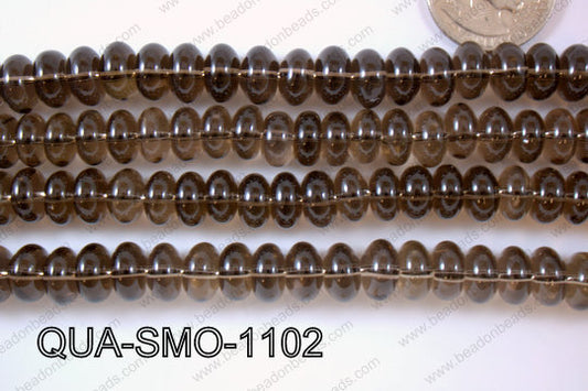 Smoky Quartz Rondel 11mm QUA-SMO-1102