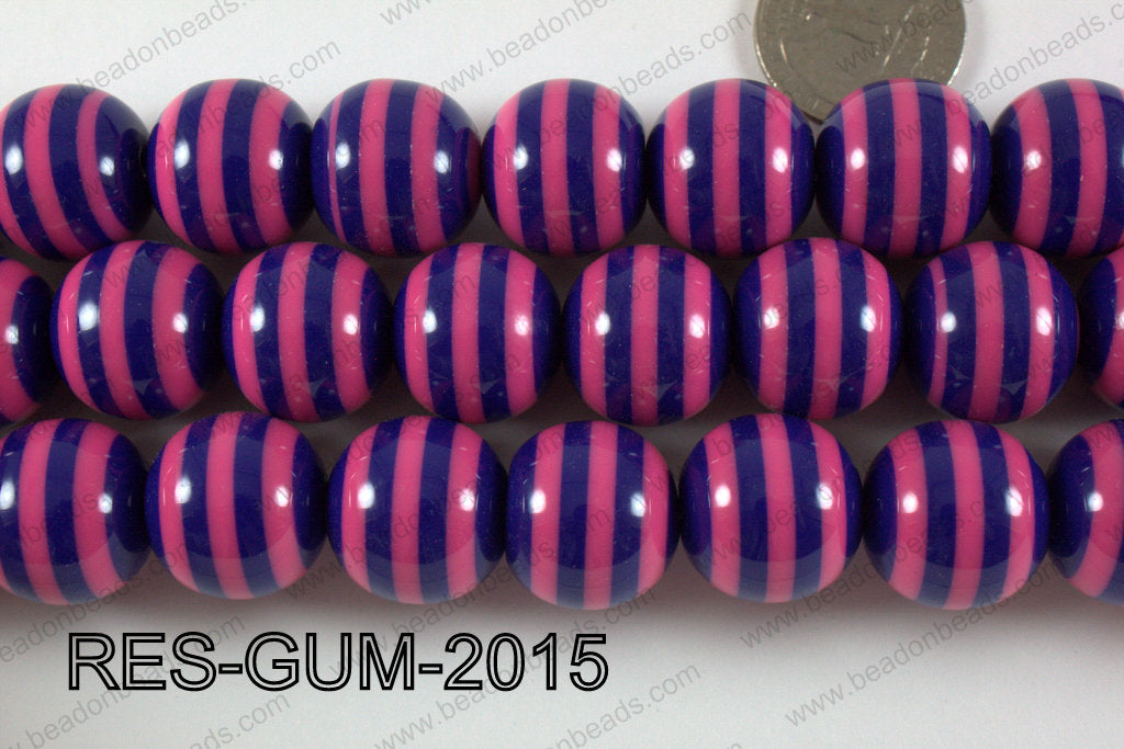 Resin gumball 20mm purple RES-GUM-2015