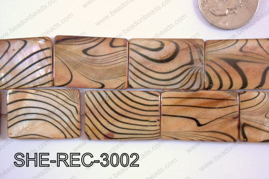 Shell Rectangle 20x30mm SHE-REC-3002