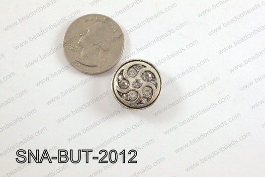 snap button 20 mm clear round SNA-BUT-2012