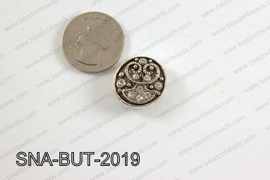 snap button 20 mm clear round SNA-BUT-2019