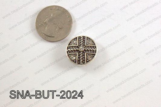 snap button 20 mm clear round SNA-BUT-2024