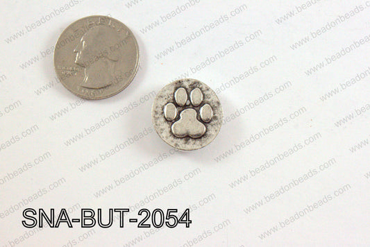 snap button 20 mm metal paw round SNA-BUT-2054