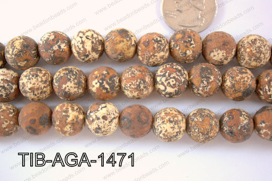 Tibetan Agate 14mm TIB-AGA-1471