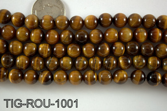 Tiger Eye Round 10mm TIG-ROU-1001