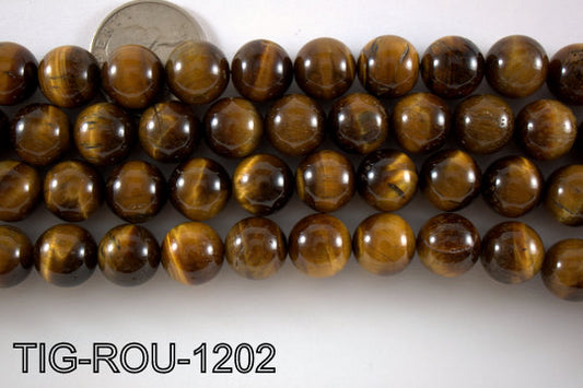 Tiger Eye Round 12mm TIG-ROU-1202