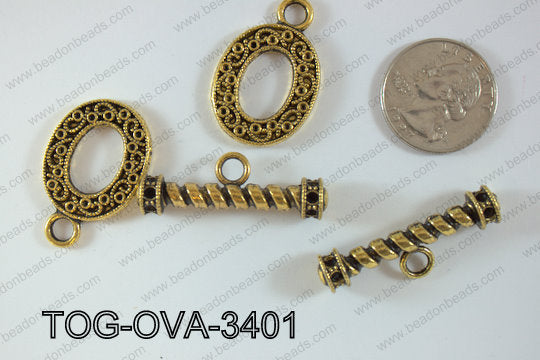 Toggle Oval 125g Bag 22x34mm TOG-OVA-3401