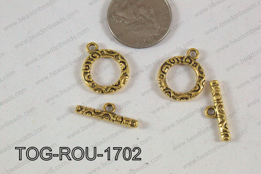 Toggle Gold 17mm TOG-ROU-1702