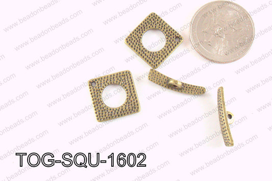 Square Toggle Bronze 16mm TOG-SQU-1602