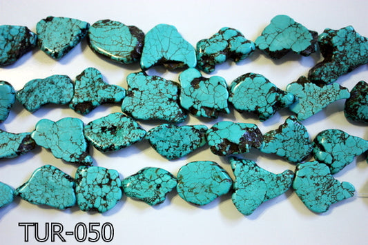 Turquoise Slab 26x30mm TUR-050