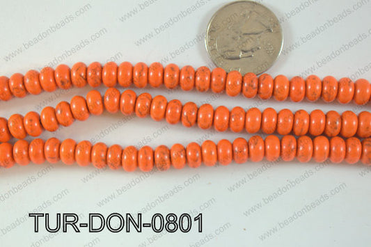 Howlite Donut 8mm TUR-DON-0801